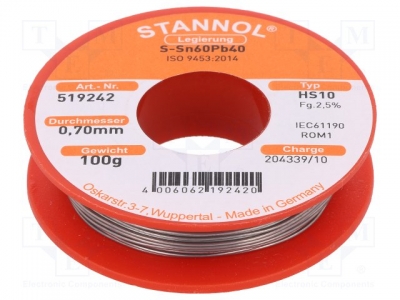 TIN 100/0.7PB-STANNOL